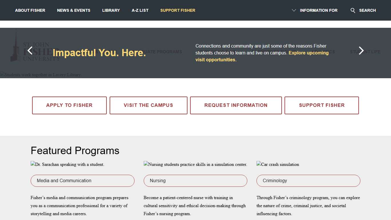 St. John Fisher University, Rochester, NY